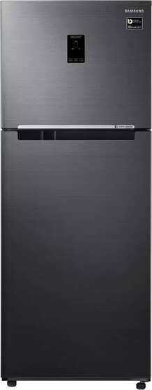 Samsung 394 L 3 Star Frost Free Double Door Refrigerator RT39M5538BS TL Black Inox
