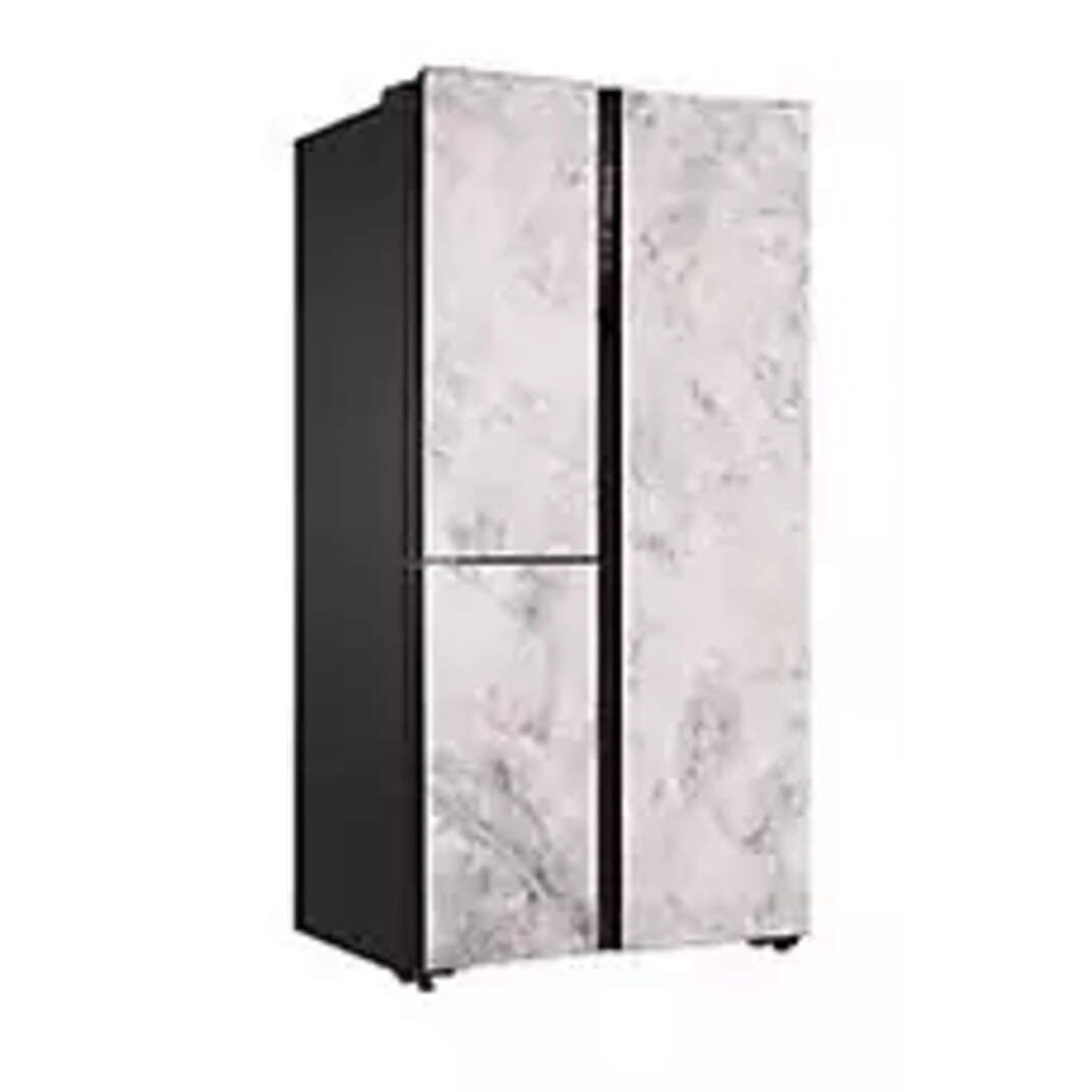 Compare Haier Side by Side 628 Litres 3 Star Refrigerator HRT683GG vs