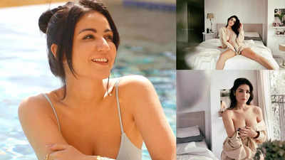 Katrina Kaif's lookalike Amy Aela goes BOLD in her latest bedroom snaps.  See pics!