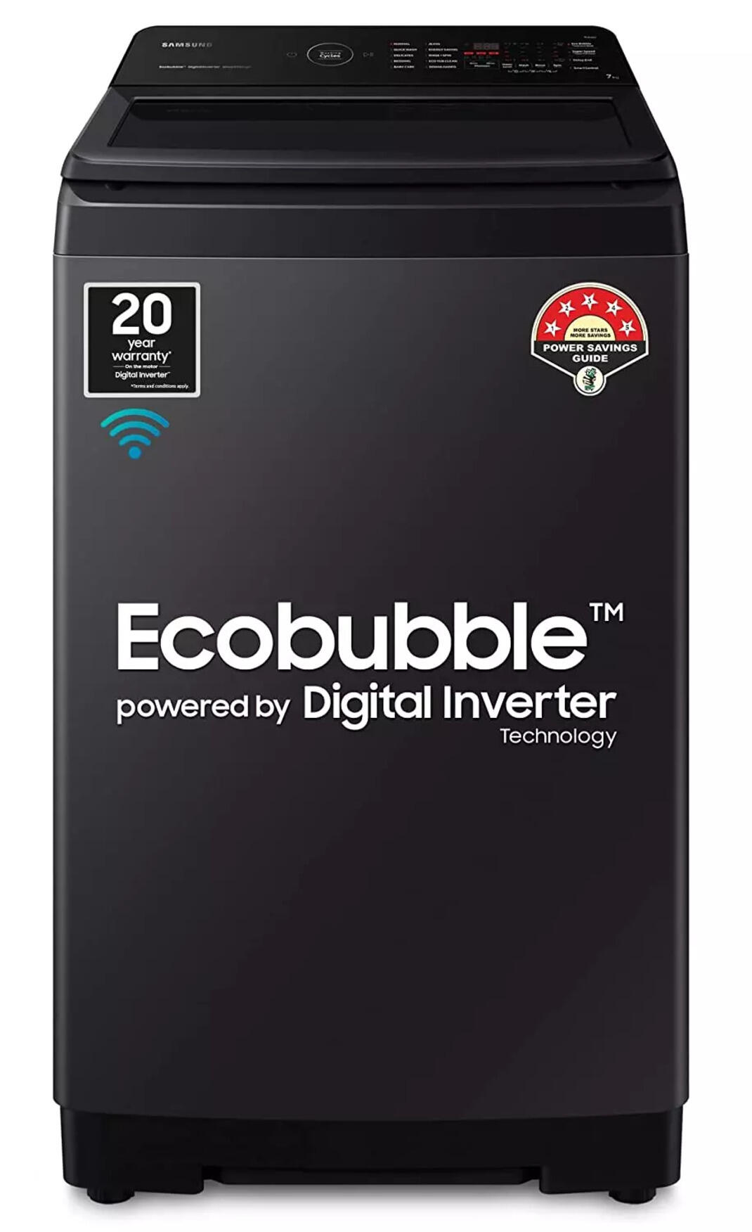 Compare Samsung WA70BG4546BV/TL 7 Kg 5 Star Ecobubble WiFi Inverter