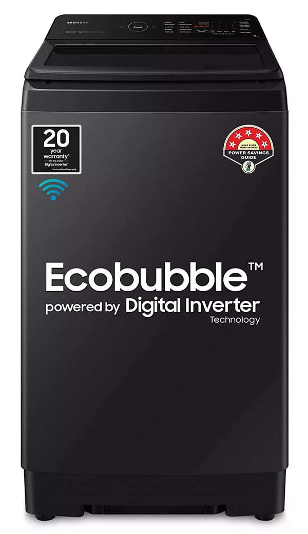 Samsung Wa Bg Bvtl Kg Star Ecobubble Wi Fi Inverter Fully Automatic Top Load Washing