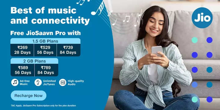 Reliance Jio rolls out new prepaid plans with JioSaavn Pro subscription: Price, data offered and other details