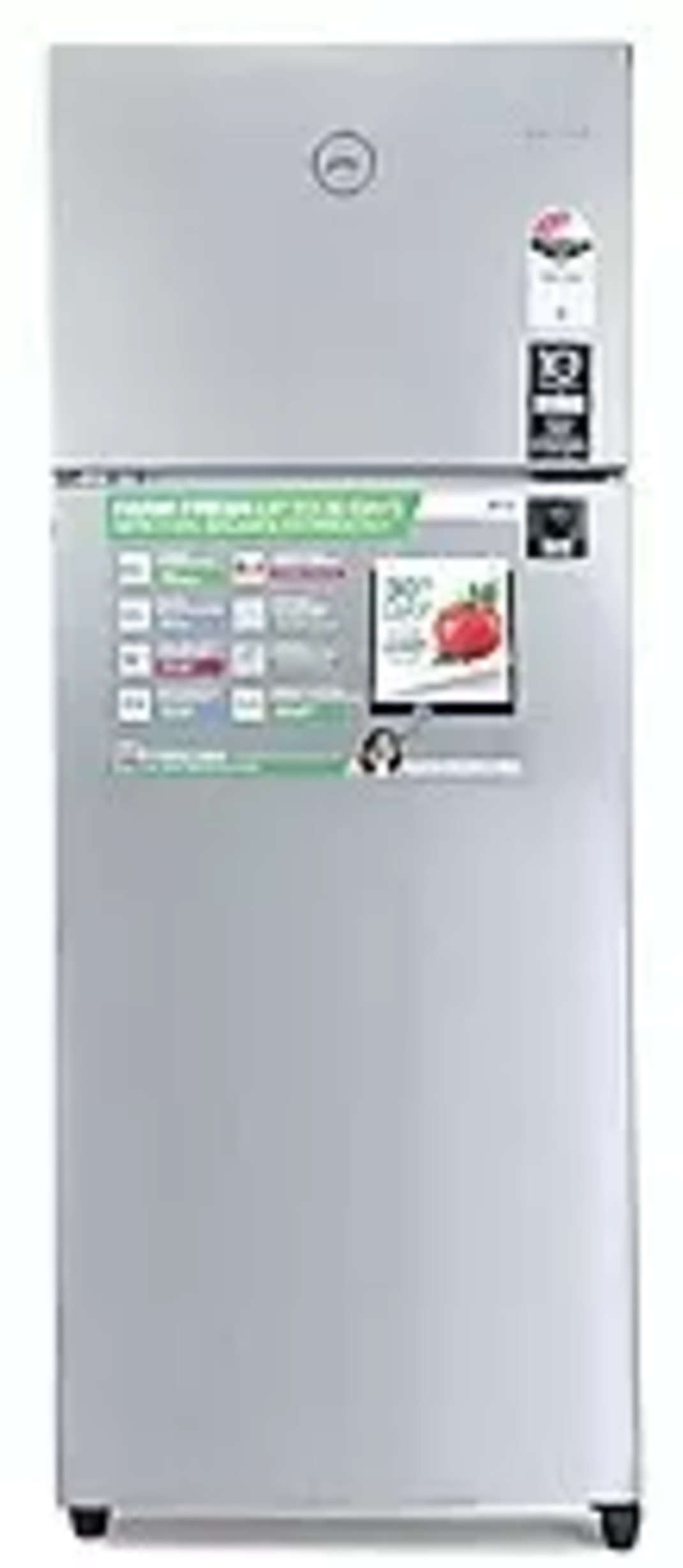 Compare Godrej Double Door 294 Litres 3 Star Refrigerator RF EON 294C