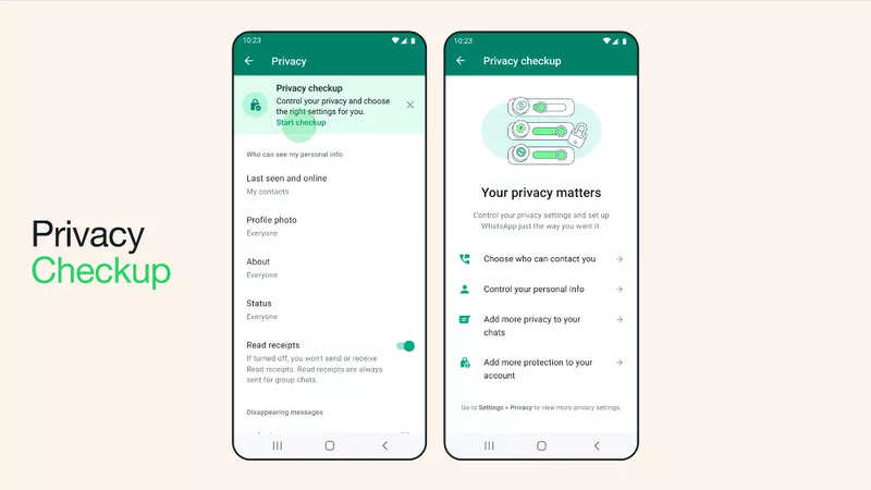 Privacy Checkup on WhatsApp