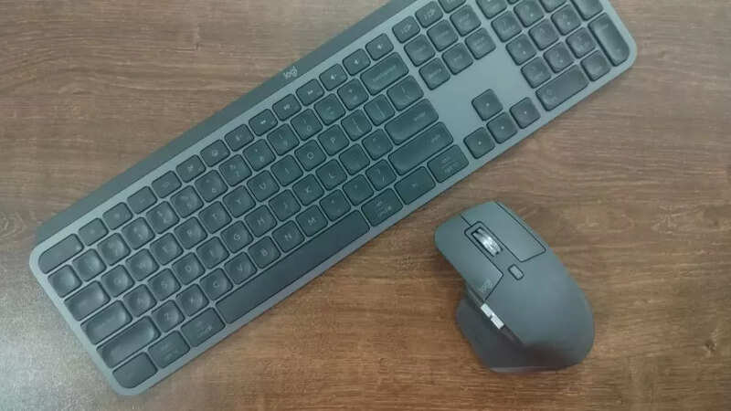 Logitech MX Wireless Keys S Keyboard and Anywhere 3S Mouse