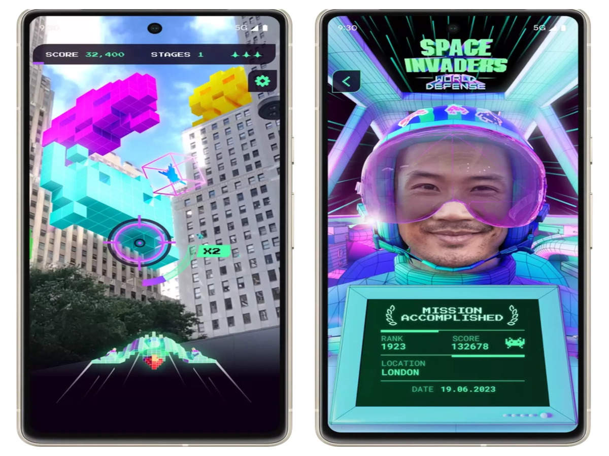 Google and Space Invaders launch an immersive AR game