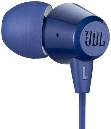 JBL C50HI in Ear Headphones with Mic Blue Price in India