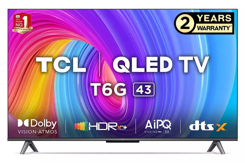 TCL 43C645 4K Android 43-Inch QLED TV - Best Price
