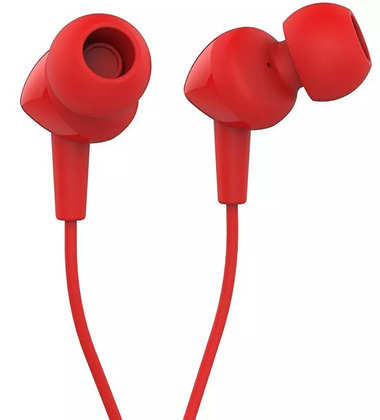 JBL C100SI In Ear Headphones with Mic Red Price in India