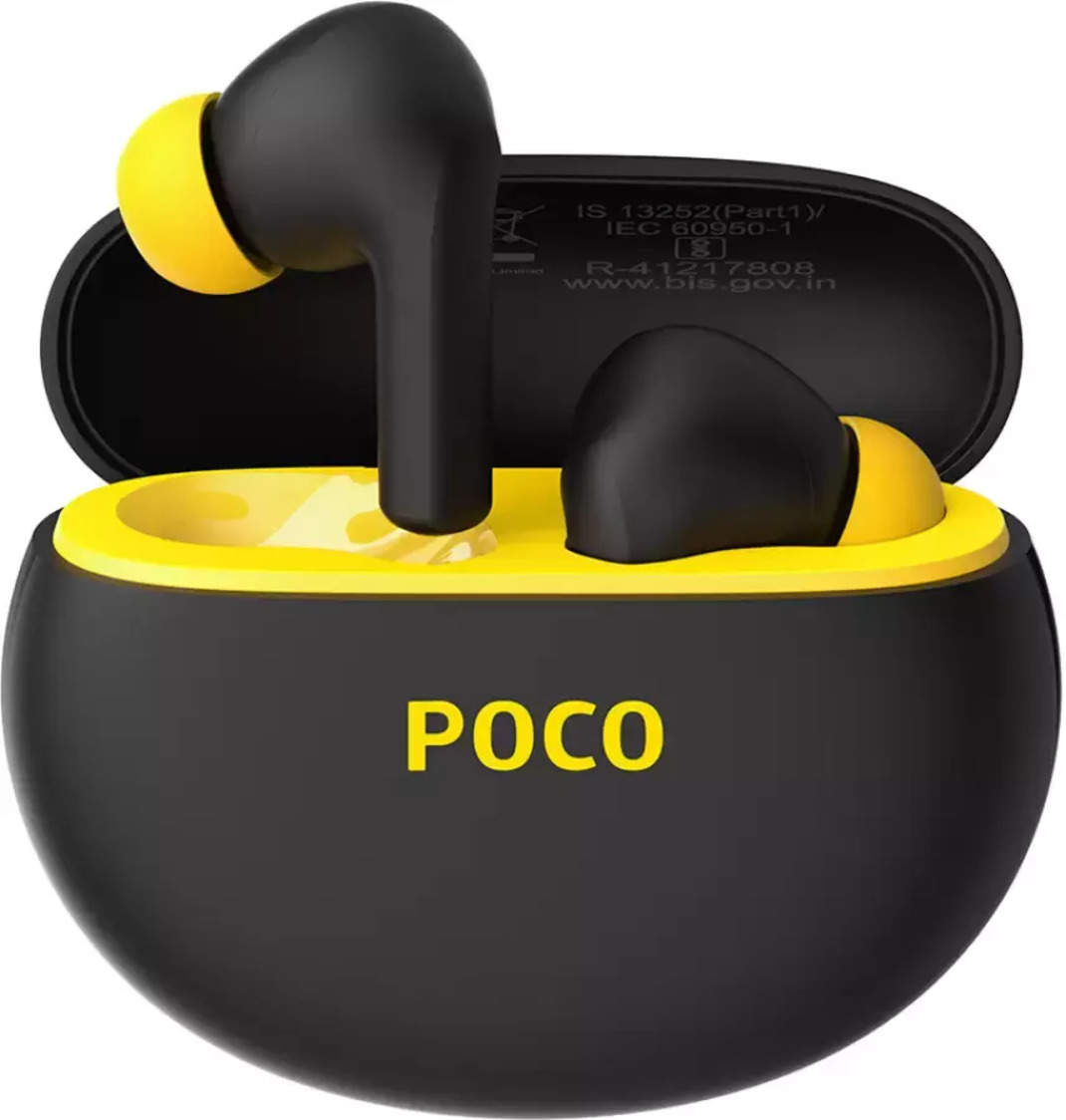 Compare Poco Pods Enc Bluetooth True Wireless With Hour Playback Mm Drivers Midnight