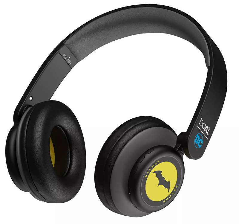 boAt Rockerz 450 Batman Edition Bluetooth On Ear Headphones with