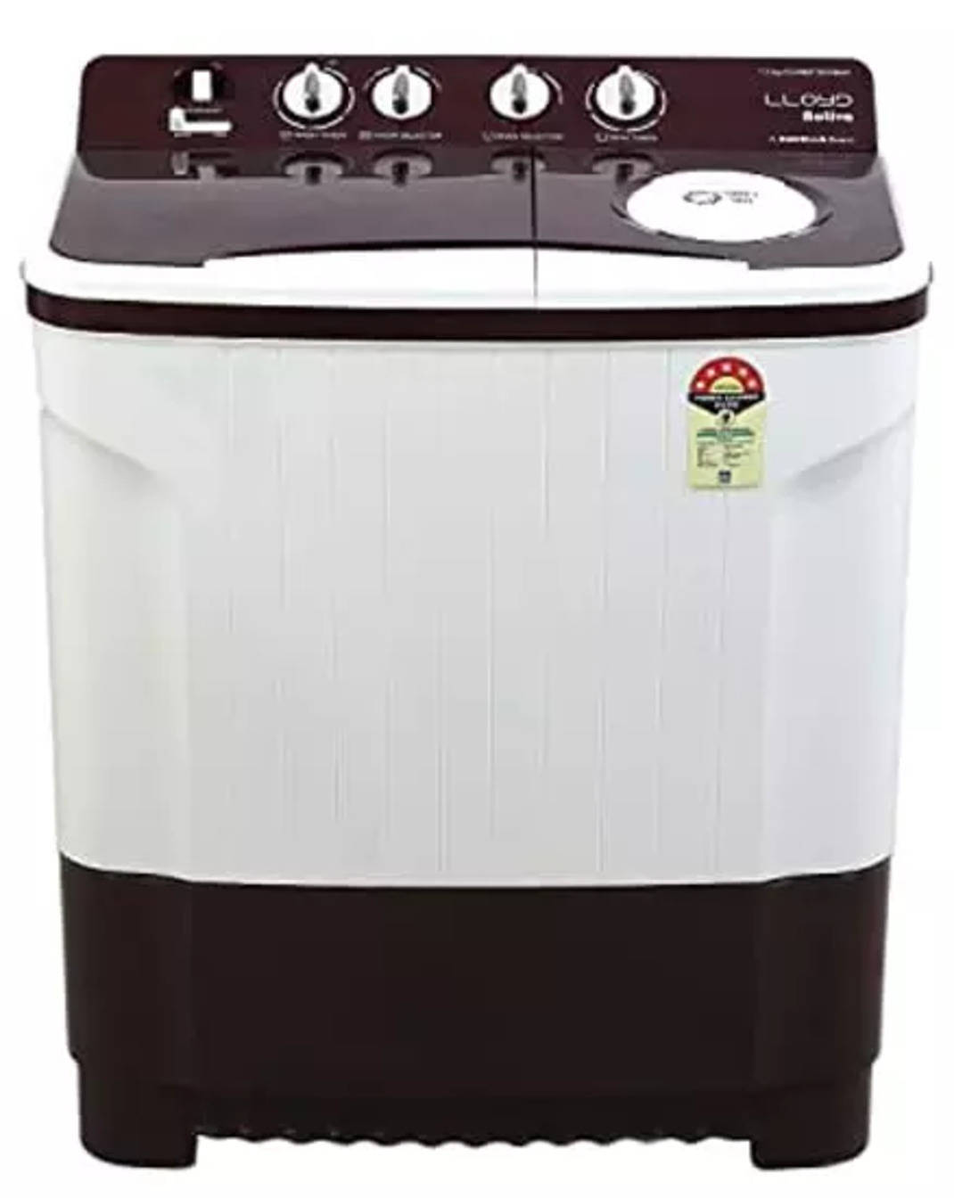 Compare Lloyd GLWMS75DDMAC 7.5 Kg Semi Automatic Top Load Washing