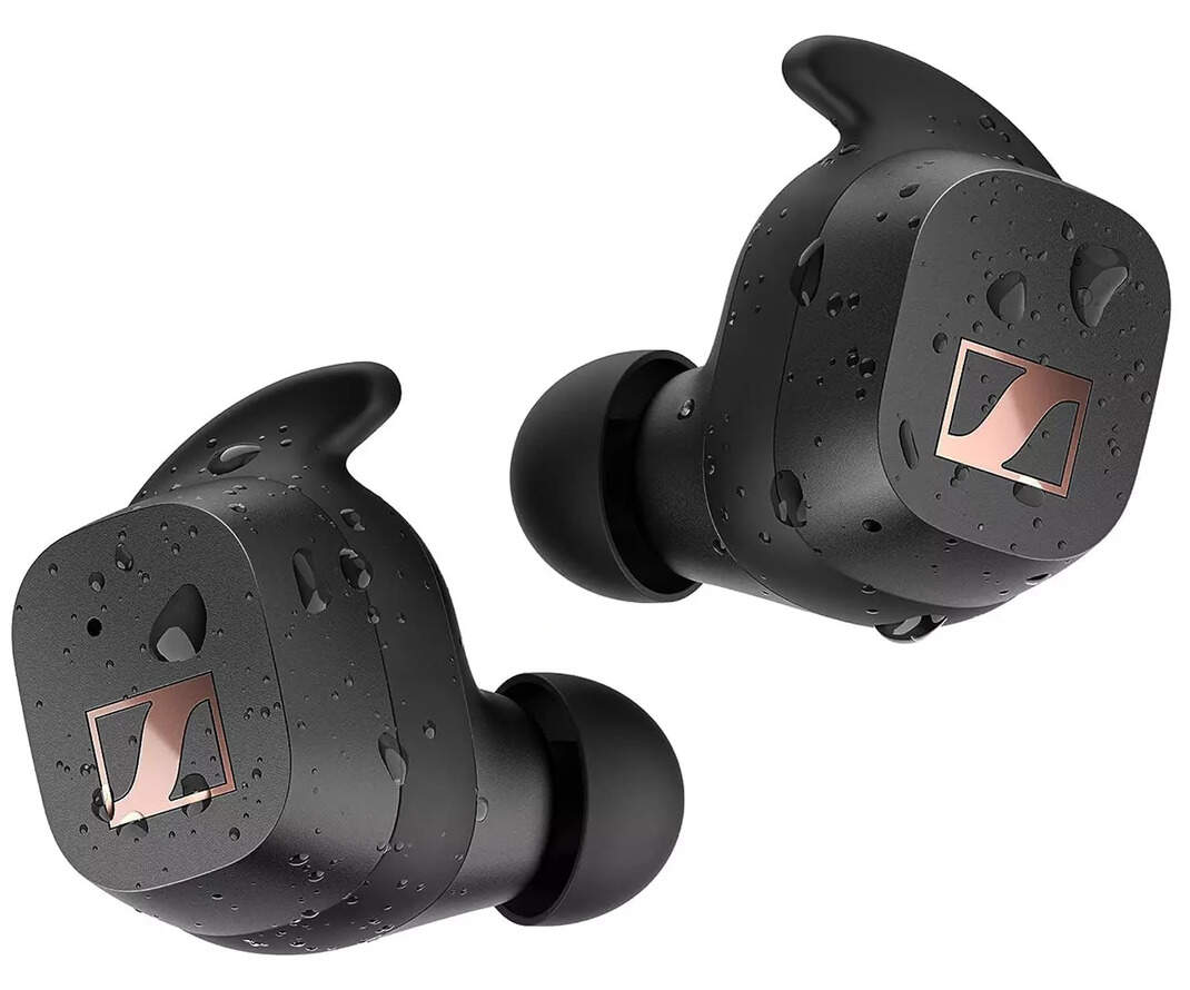 Compare Sennheiser Sport True Wireless Earbuds Bluetooth inEar Headphones (Black) vs Sony WF