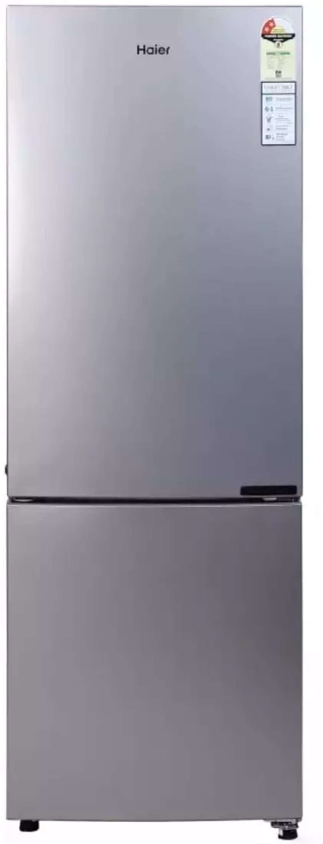 Compare Haier Double Door 237 Litres 2 Star Refrigerator HRB2872BMSP