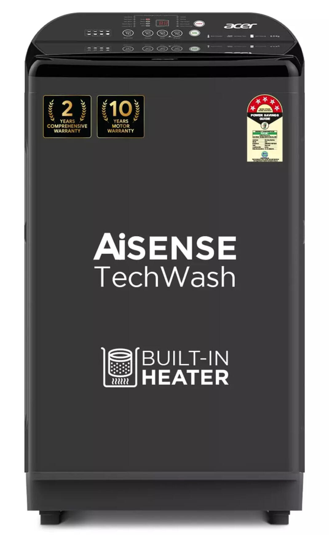 Compare Acer AR80FATLP1GT 8 Kg 5 Star Fully Automatic Top Load Washing