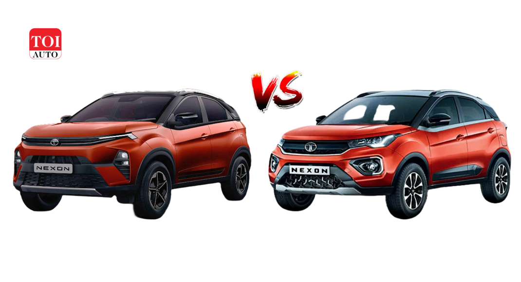 New Tata Nexon Facelift Vs Old Nexon What s New And What s Same TOI Auto