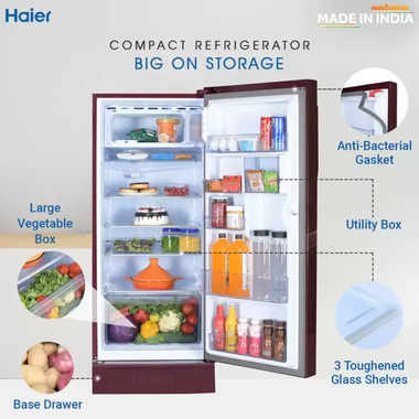 Buy 190 Litres, Direct Cool Refrigerator HRD-2103PRO-P at