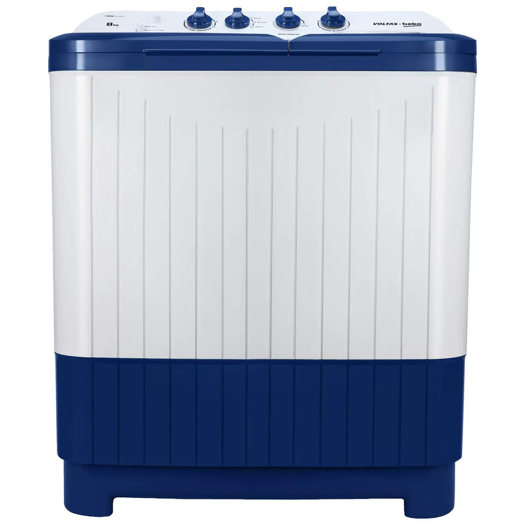 Compare Voltas Beko WTT80DBLTF 8 Kg Semi Automatic Washing Machine Top