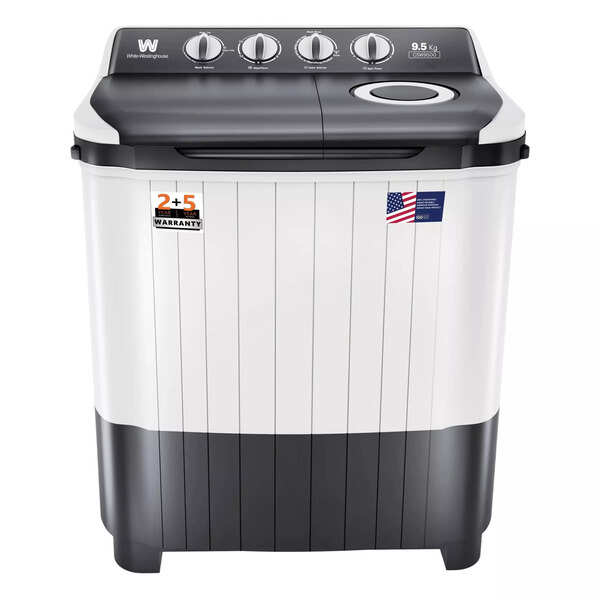 White Westinghouse CSW9500 9.5 Kg Semi Automatic Washing Machine Top