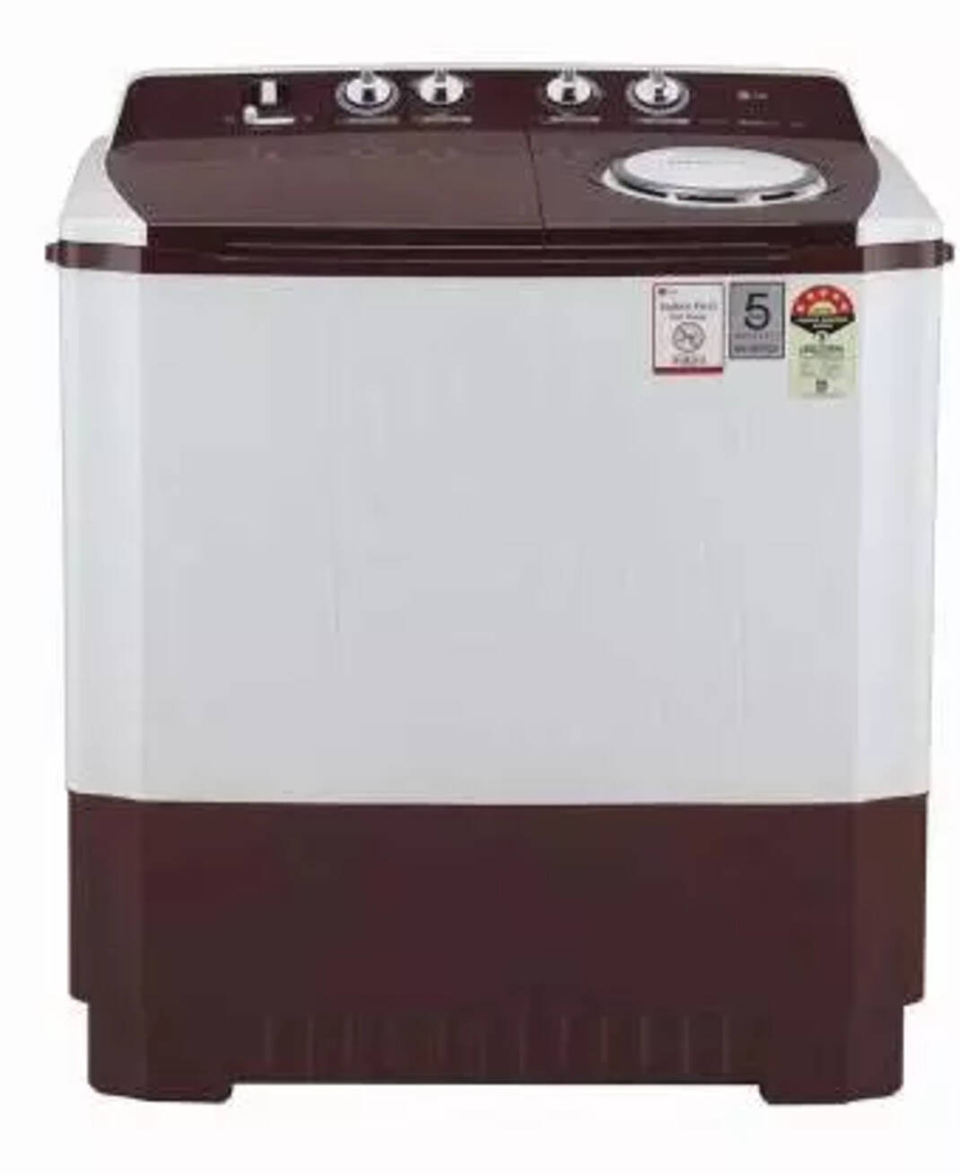 Compare LG P1040SRAZ 10 Kg Semi Automatic Top Load Washing Machine vs