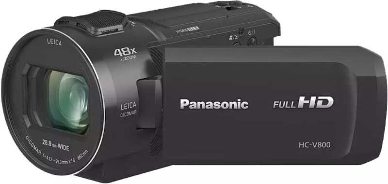 Panasonic HC-V800 HD Camcorder, 24x Leica Dicomar Lens, 1/2.5 BSI