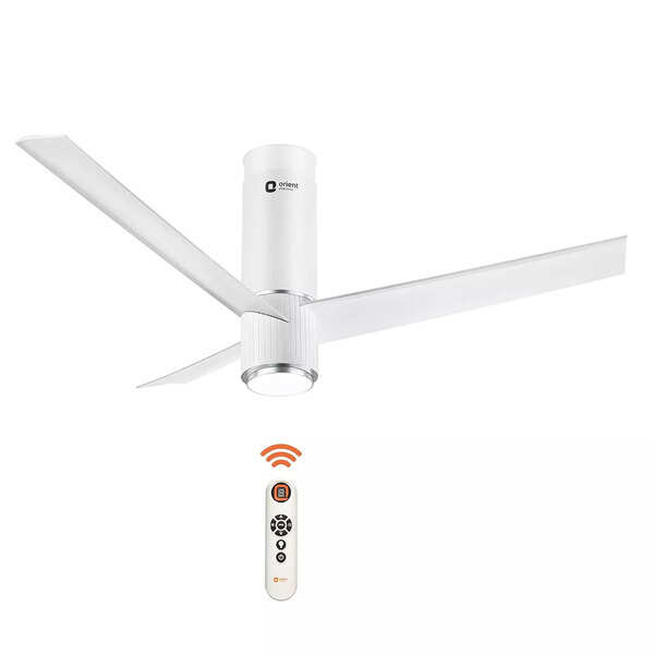 Orient Electric Aeroslim 1200mm Smart Premium Ceiling Fan with IOT, Remote & Underlight (White
