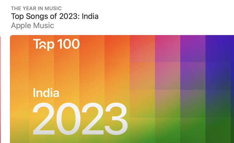Top 20 ‘most-popular’ songs of 2023 on Apple Music