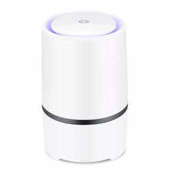 Air Purifier for Home with True HEPA Filters,Low Noise Portable Air Purifiers with Night Light, Desktop USB Air Cleaner