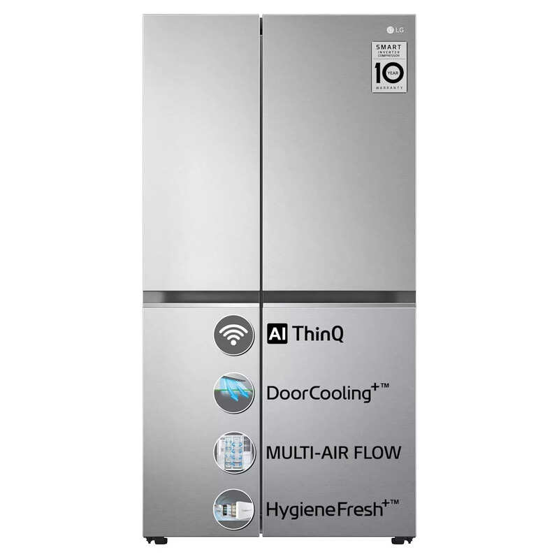 LG Side by Side 833 Litres 5 Star Refrigerator GC-B307SSVL: Price