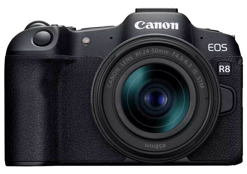 Canon EOS R8 24.2MP Mirrorless Camera 24-50 mm Lens, Full-Frame
