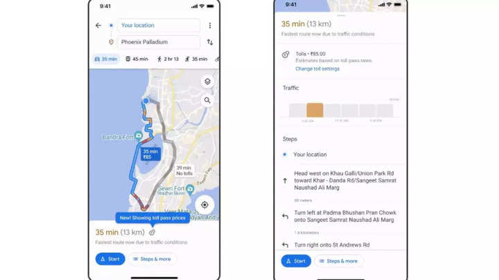 Como economizar em pedágios e rodovias usando o Google Maps?