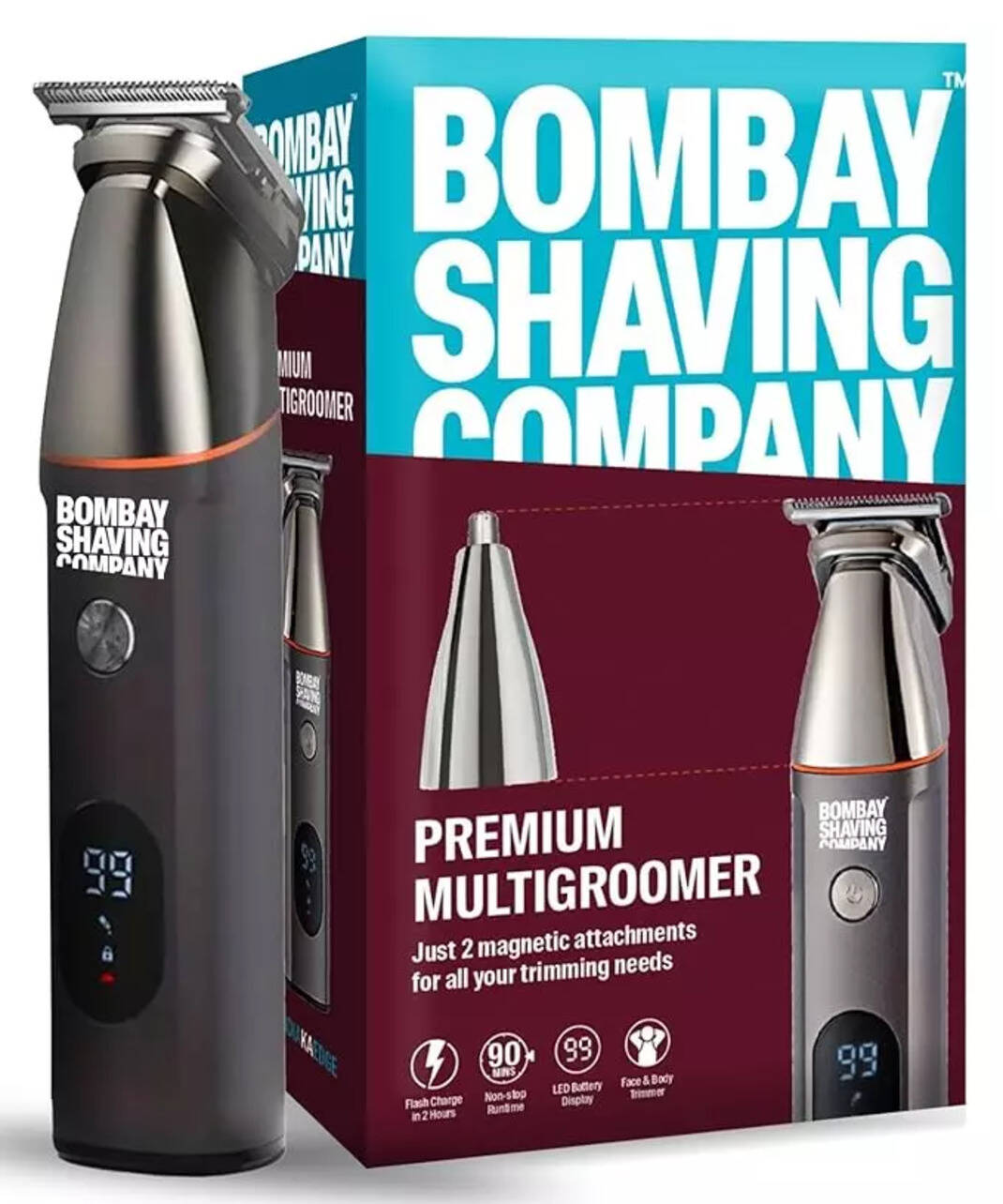 Compare Bombay Shaving Company ATB451 Trimmer for Body (Silver) vs