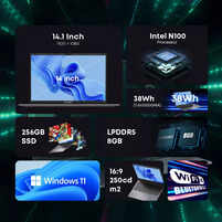 Chuwi GemiBook X Pro Laptop Intel Alder Lake N100/8GB/256GB SSD