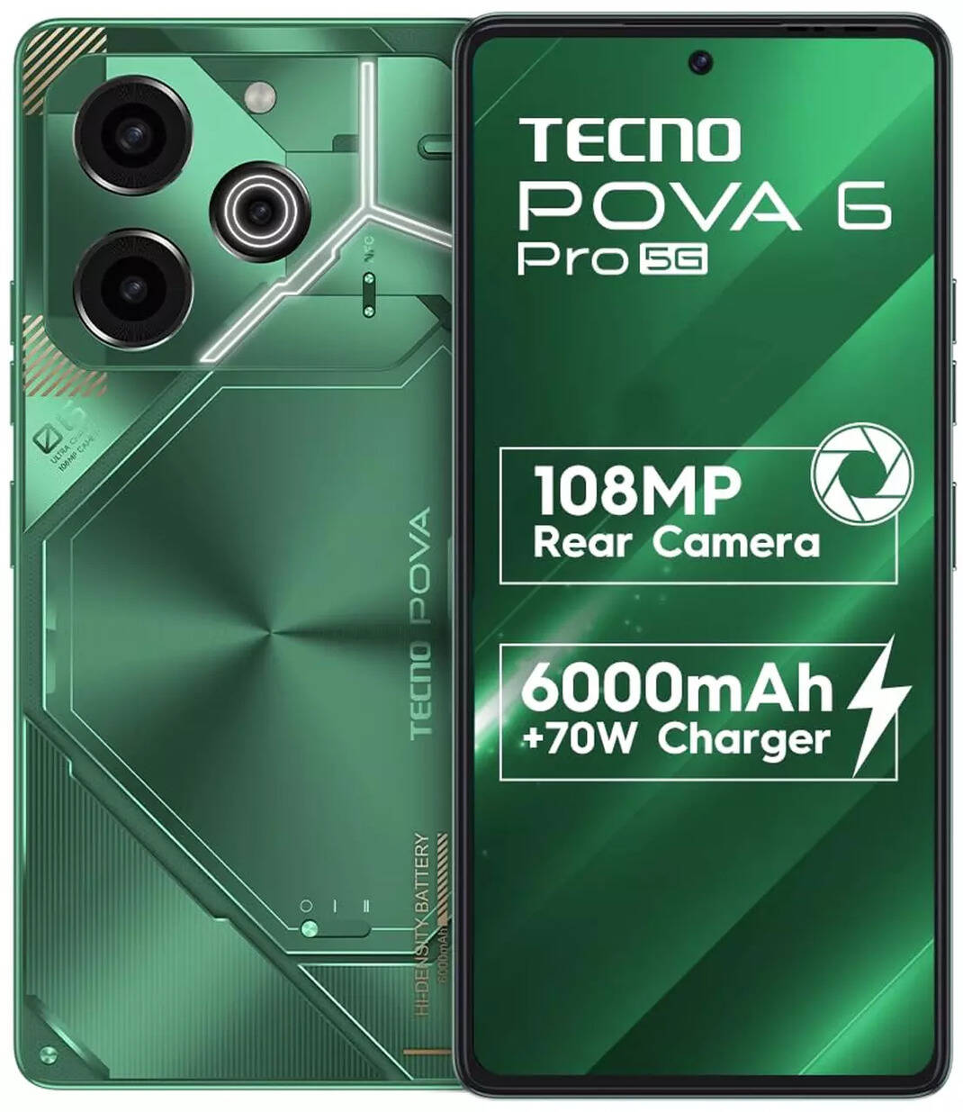 Tecno Pova 6 Pro 5G vs Xiaomi Redmi Note 13 Pro Plus Compare