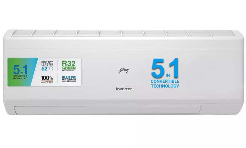 Godrej AC 1.5T EI 18IINV5R32 WYS 2024 Model 1.5 Ton 5 Star, 5-In-1 ...