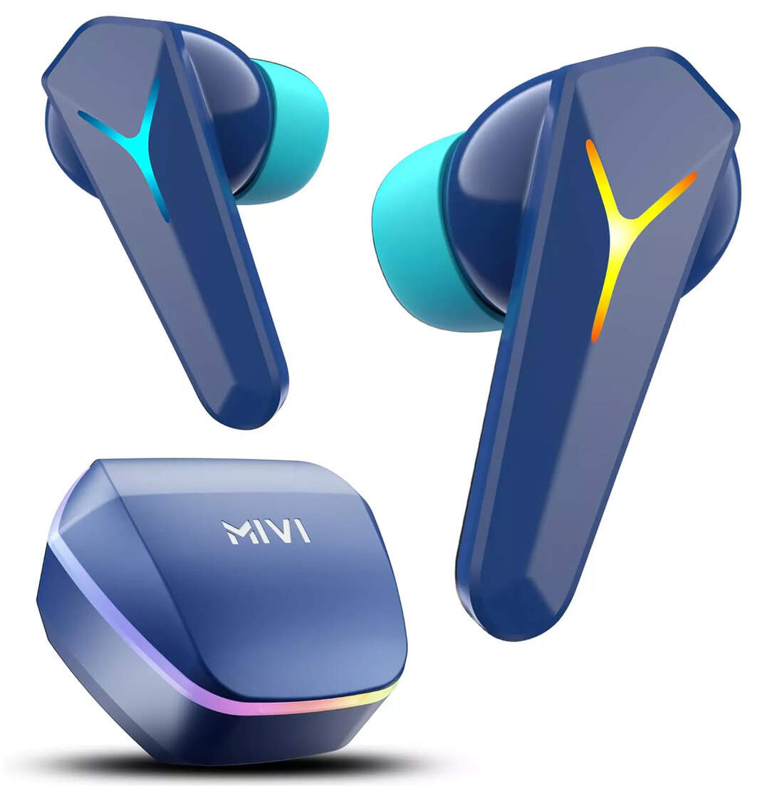 Compare Mivi Commando Q7 Gaming InEar Bluetooth v5.3 Earbuds for lag