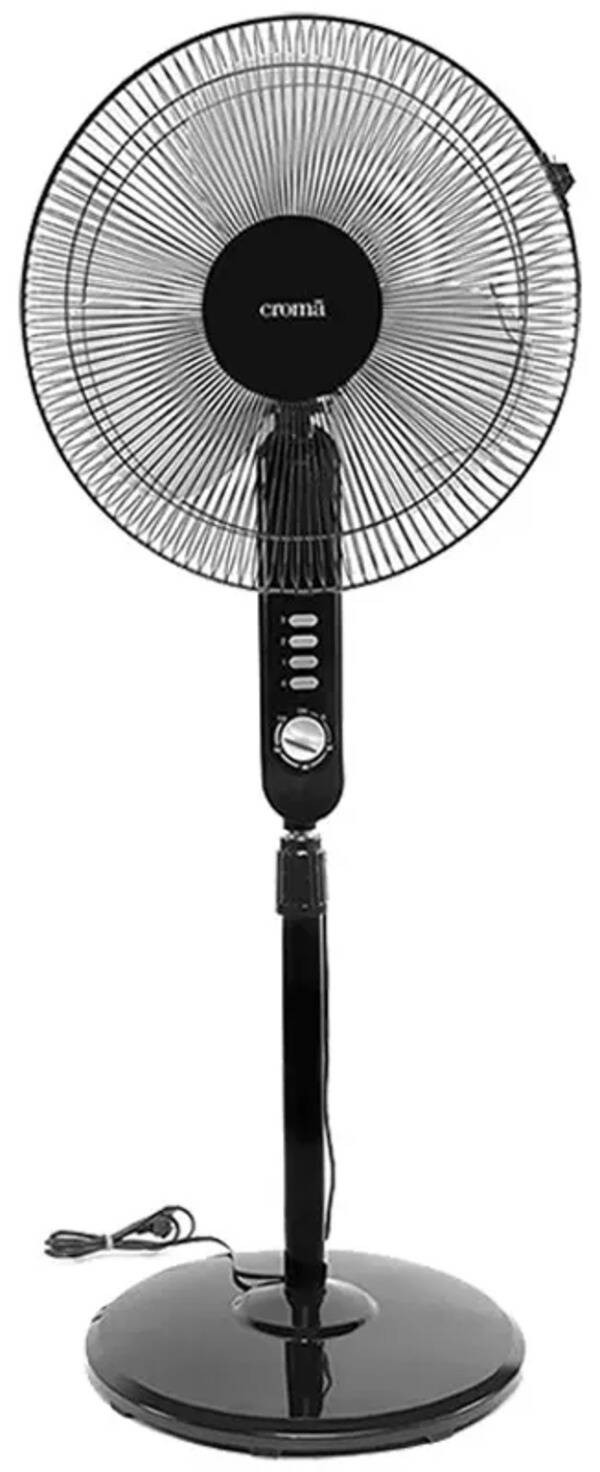 Croma 3 Blade Pedestal Fan CRF0023 (Black) Photo Gallery and Official
