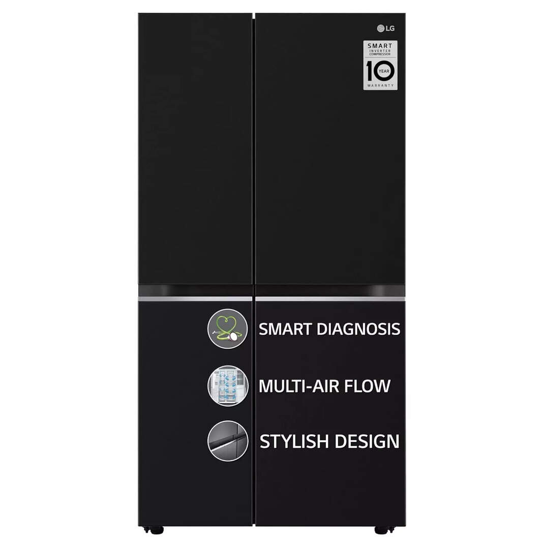 LG Side by Side 655 Litres 2 Star Refrigerator GL-B257HWBY: Price, Full ...