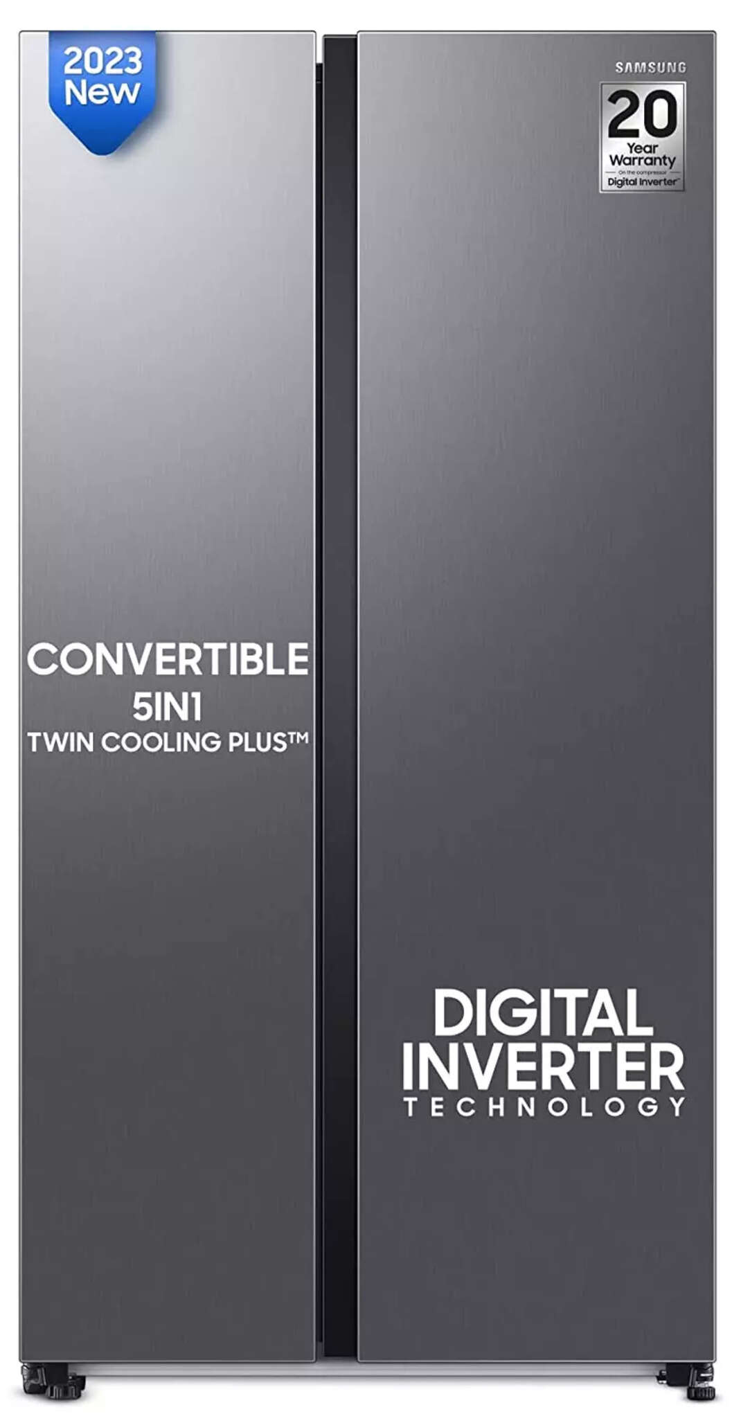 Samsung Side by Side 653 Litres 3 Star Refrigerator RS76CG8003S9HL