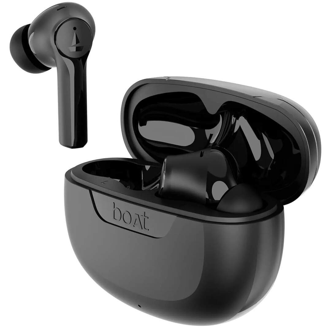 Compare boAt Airdopes 300 TWS in Ear Bluetooth v5.3 Earbuds w/ 4 Mics