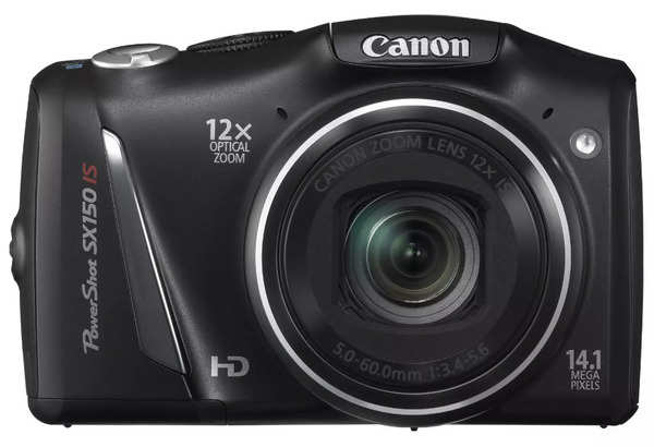 Canon PowerShot SX150 IS 14.1 MP Point and Shoot Digital Camera (Black)