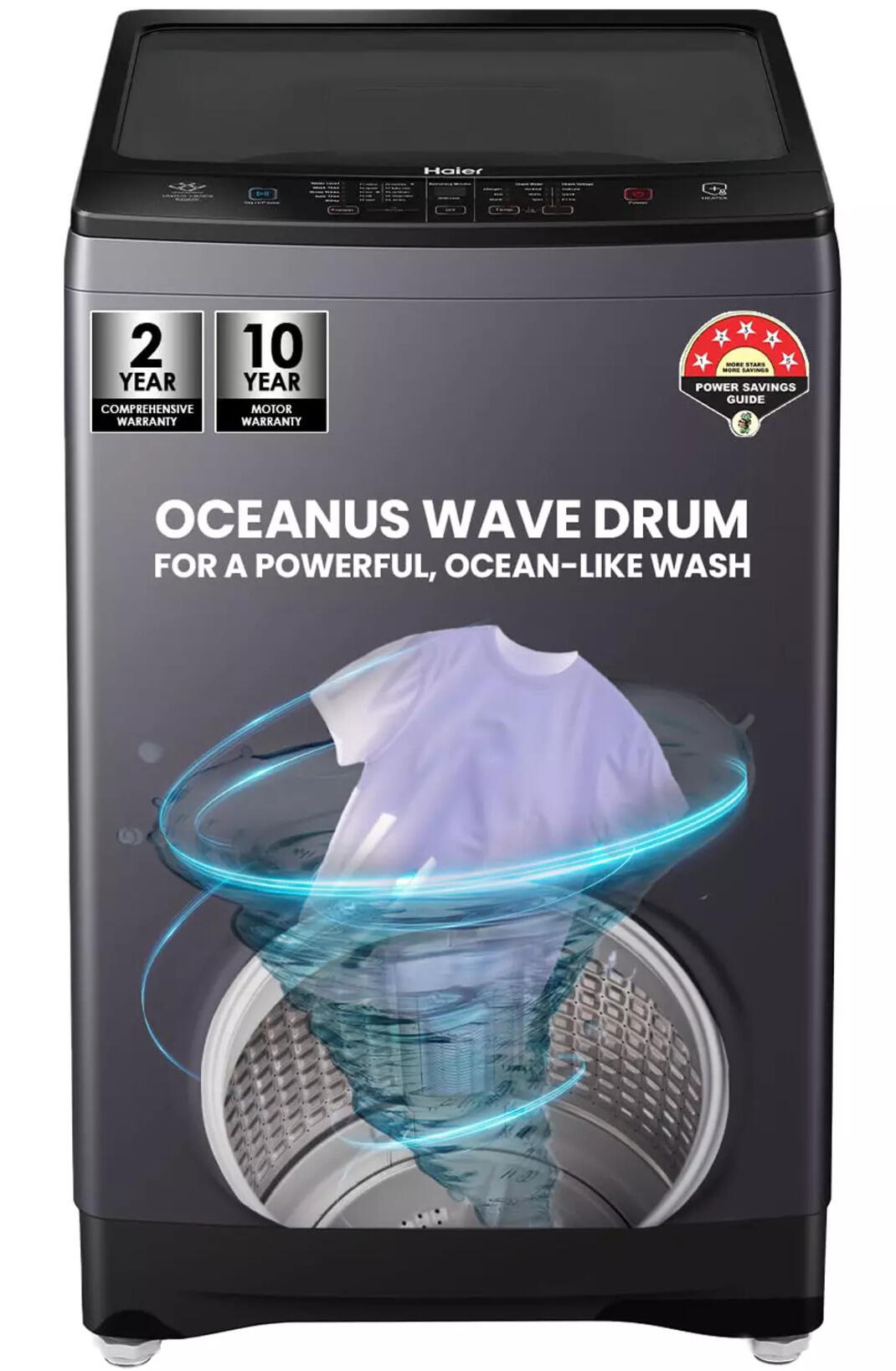 Compare Haier ‎HWM105826S6 2024 Model 10.5 Kg 5 Star Fully Automatic