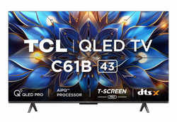 TCL 43C61B 43 Inches QLED 4K, 3840 x 2160 Pixels TV