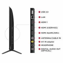 TCL 126 cm (50 inches) 4K Ultra HD Smart QLED Google TV 50C655 (Black ...