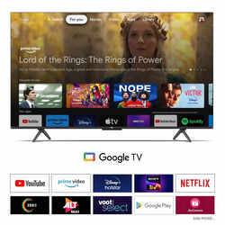 TCL 139 cm (55 inches) 4K Ultra HD Smart QLED Google TV 55C655 (Black ...