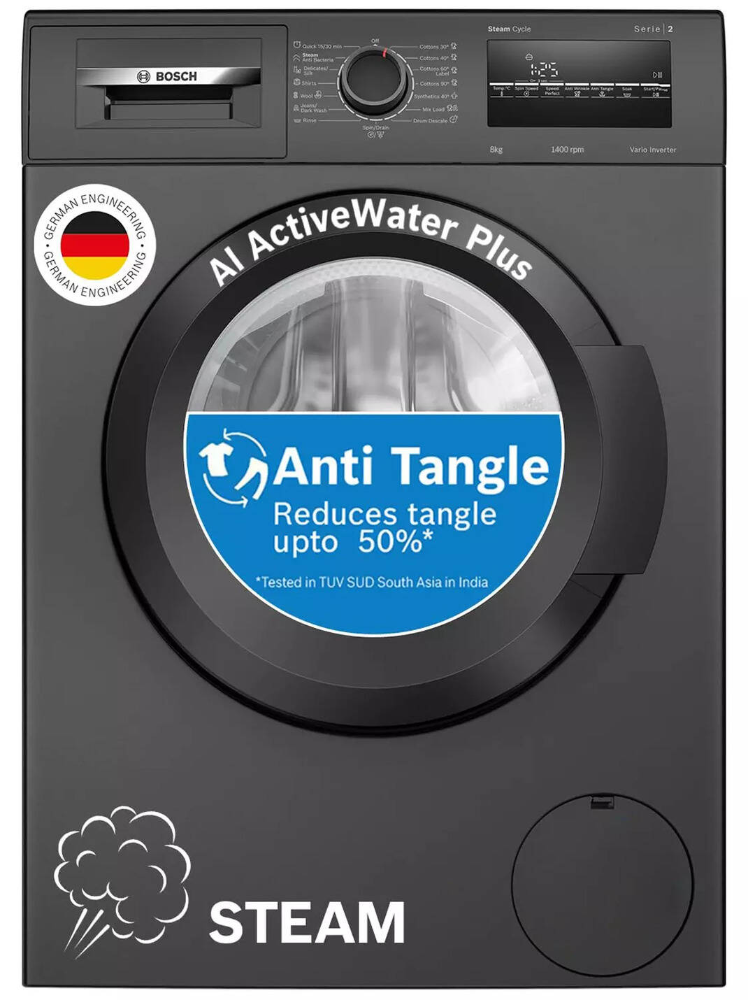 Compare Bosch WAJ2826CIN 8 Kg 5 Star Fully Automatic Front Load Washing