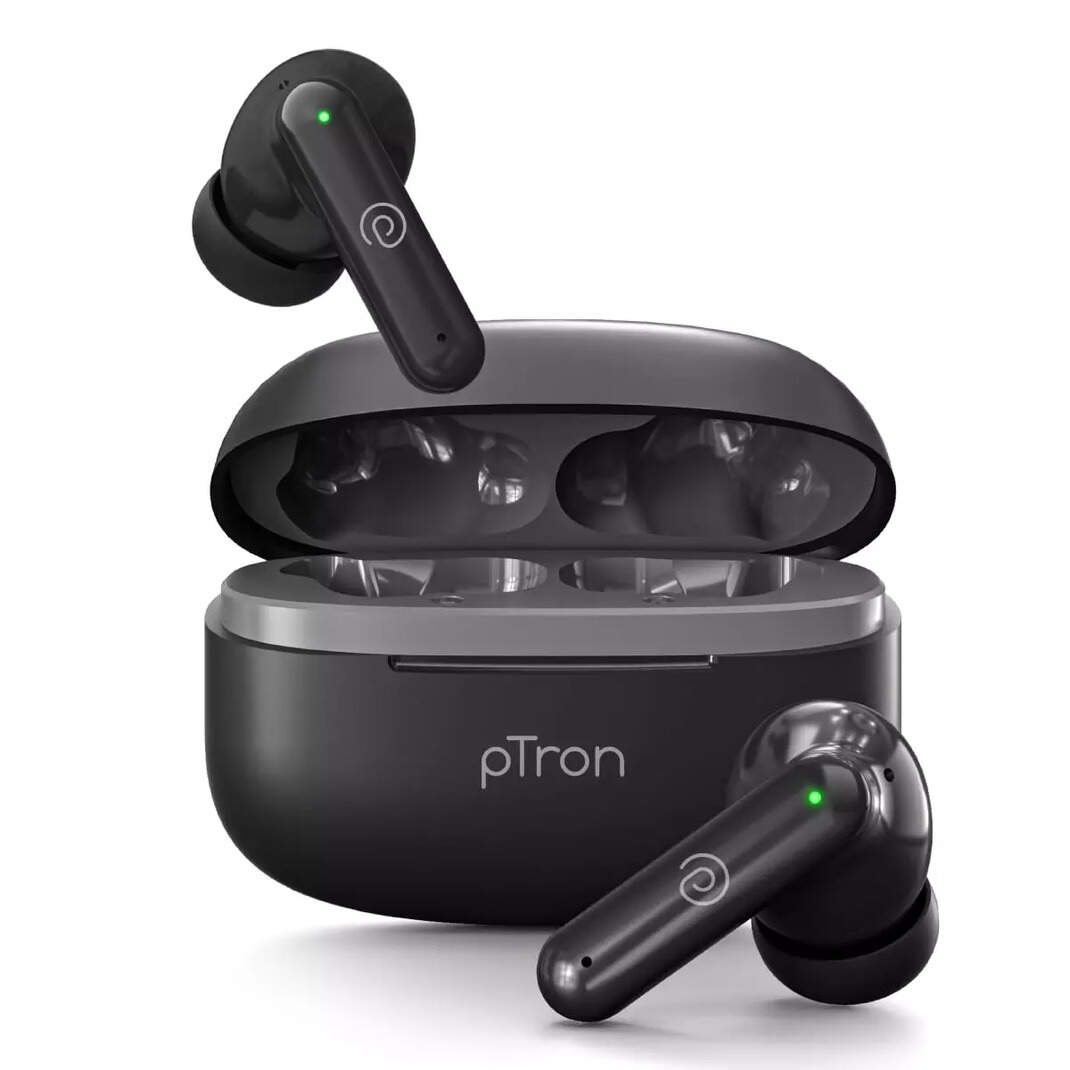 pTron Zenbuds X1 Bluetooth v5.3 TWS Earbuds-4 QuadPro Mics, 40 hrs ...