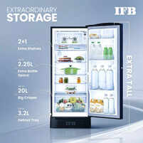 IFB Single Door 187 Litres 4 Star Refrigerator IFBDC-2134DBNED