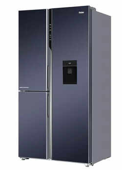 Haier Side by Side 592 Litres 3 Star Refrigerator HRT-683WGKU1-1