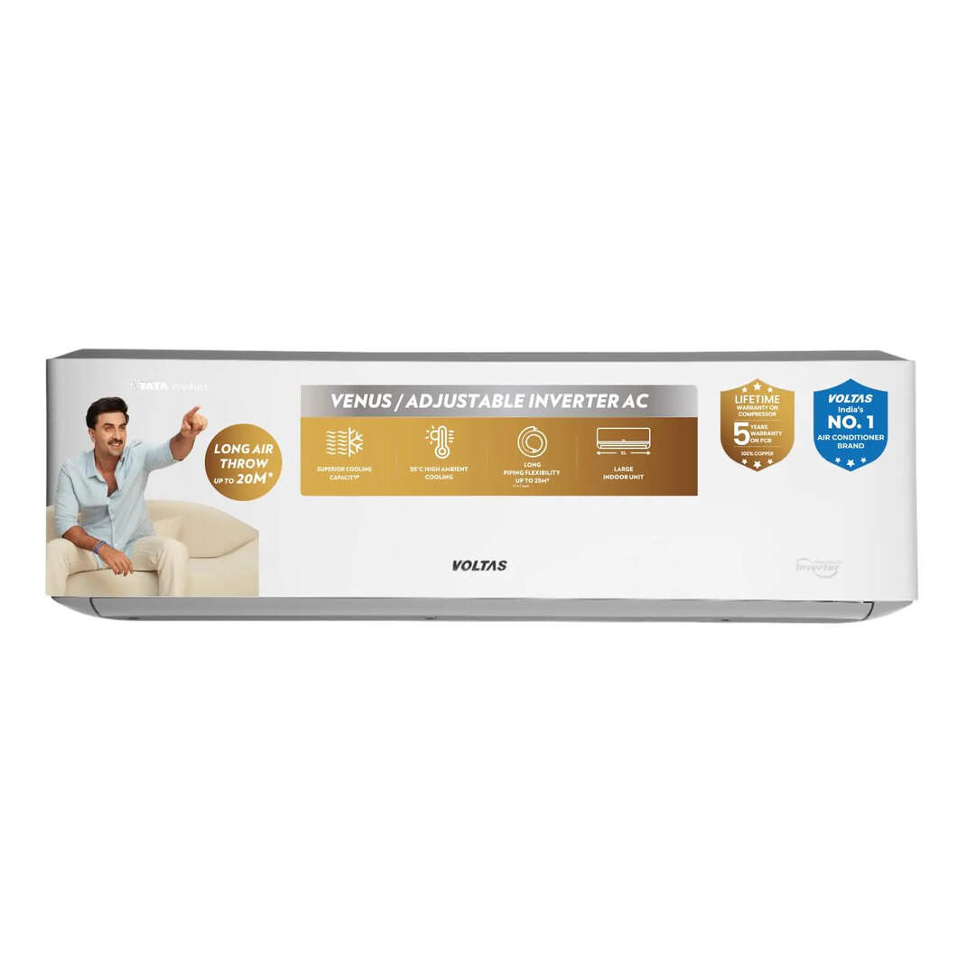 Voltas 183INV VENUS LUXE White 1.5 Tons 3 Star Inverter Split AC Online ...